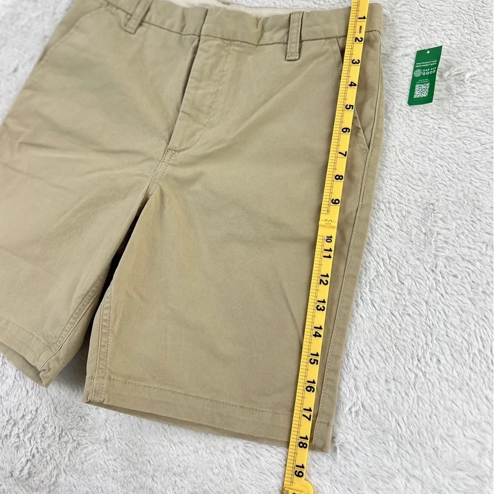 GAP Kids Husky 14 Khaki Chino Shorts Adjustable Waist School Uniform‎ NWT NEW
